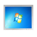 17 inch Aluminium alloy i7 resistive touch rugged industrial pc with KVM switching barcode scanning