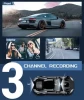 170 Degree Ultra Wide-Angle Ultra HD Night Vision Built-in GPS WiFi 3 Channel Dash Cam Driving Recorder