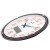 Import 17.5-inch round living room LCD calendar 3D digital with temperature and humidity display plastic wall clock from China