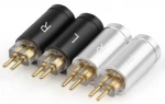 1Pair 0.78mm Transparent Earphone Pin Headset Plug Connector