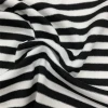2 2 Custom Grey Black Color Rayon Polyester Cotton Modal Sport Rib Knit Stretch Fabric For Shirt