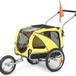 2 in1 Medium pet Dog Bike Trailer Bicycle Trailer pet bike trailer 2020 NEW idea