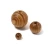 Import 200 pcs 6-25mm Coffee Brown Natural Burlywood Striped Round Spacer Loose Wooden Bead With Hole from China