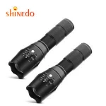2000 Lumen Handheld Flashlight LED XML T6 Water Resistant Camping Torch Light Adjustable Tactical Flashlight
