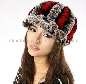 2013 womens leather strawhat rex rabbit hair hat autumn and winter warm hat cap