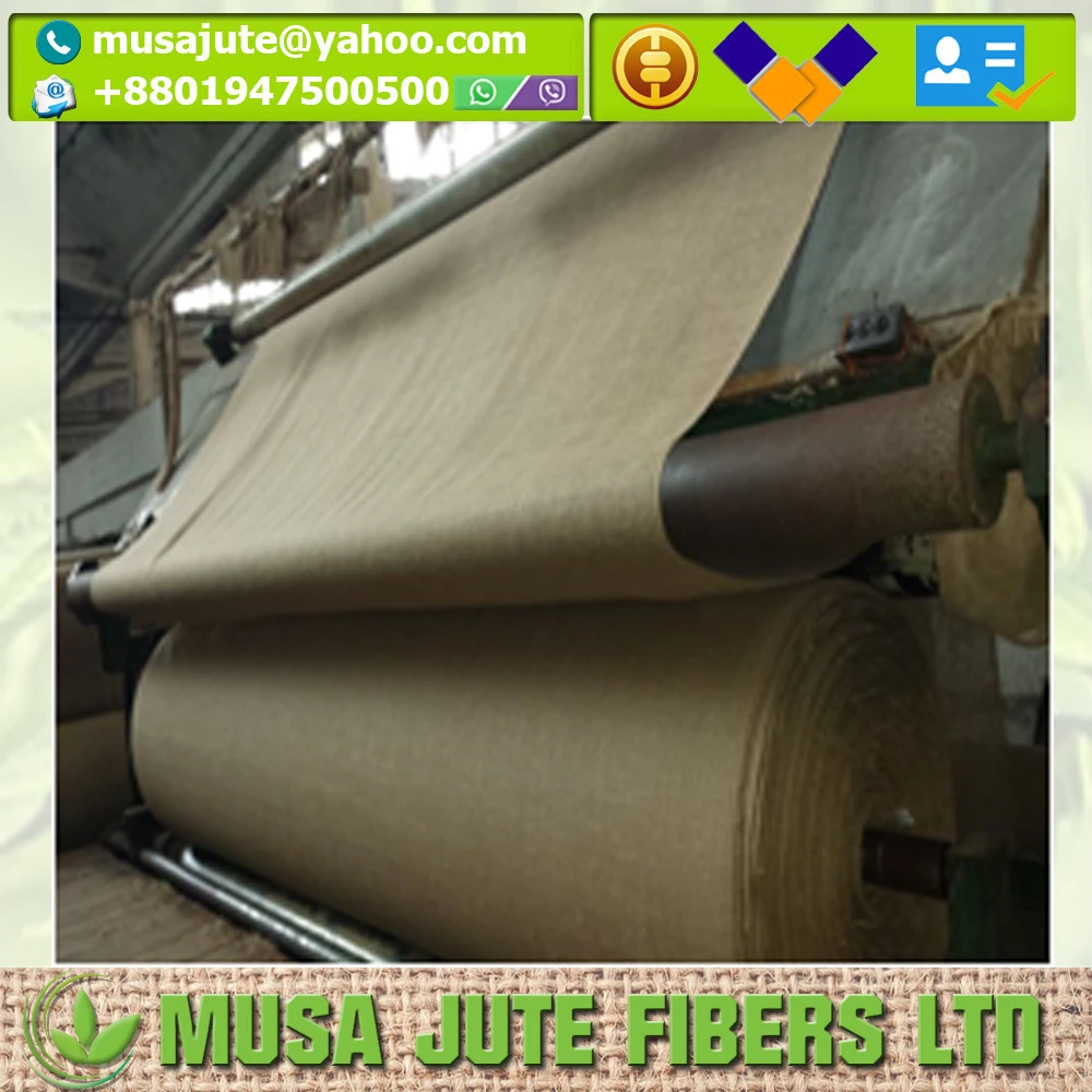2017 good Quality wholesale suppliers in Bangladesh fabric jute hessian cloth