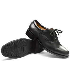 2018 Latest Classic Pure Black Men Leather Dress Shoes