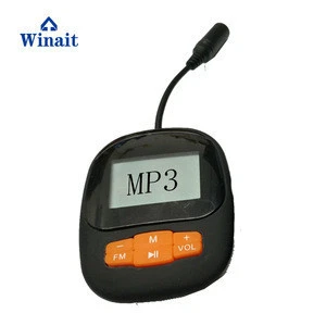 2018 newest cheap IPX8 waterproof MP3 player with FM radio function