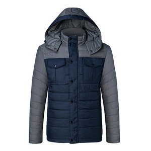2018 stock splice mens winter down coat and bomber jacket for men