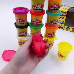 2019 Amazon Hot Sell DIY  Playdough Sets 12 Handmade Color Child Educational Toys Playdough Clay