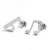 Import 2019 Multiple Silver Stainless Steel Cute Stud Earrings for Women Girls Fashion Minimalist Earrings Carnations Jewelry Gifts from China