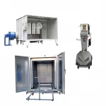 2020 car rim medium size metal  electrostatic Manual  powder Coating machinery line