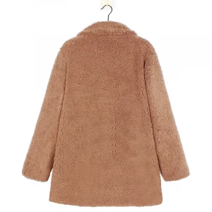 2020 Faux Fur Coat Fleece Sweatshirts Cardigan Female Autumn Winter Coat Women Overcoat Plush Jacket
