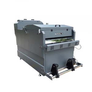 2020 hot sale new product heat transfer PET film hot sale plastisol transfer digital t-shirt printer with shake powder machine