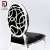 Import 2020 popular gold  hotel chair round back wedding stainless for banquet from China