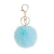 Import 2020 wholesale rabbit fur puff ball keychains for bag from China