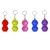 Import 2021 new hotsale Gobang silicone keychain pop push bubbles simple dimple fidget sensory toys stress relieving toy from China