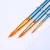 Import 2021 New product cheaper artist brush set display Pointed acrylic set of 3pcs artist brush from China