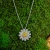 Import 2021 new s925 sterling silver necklace jewelry female fashion trend flower small daisy pendant from China