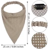 2021 new womens floral triangle scarf headband with side band clip non-slip headband with elastic band headband