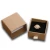 Import 2021 nwe wholesale kraft paper red necklace jewelry box with ribbon from China