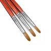 2021 Red Wood Handle Superior Quality Classical Design Kolinsky Acrylic Nail Brush Art With Different Sizes
