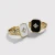 Import 2021 Trend Jewelry Women 925 Silver Gold Plated Zircon Starburst Signet Rings 18K from China