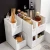 Import 2021 wholesales nice price kitchen flatwear Sundry  storage bins white color plastic cabinets organizer container from China