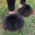 Import 2021New Arrive Fashion Real Raccoon Fur Slippers Womens Trendy Full Real Fur Slides Fully Covered Raccoon Fur Slides from China