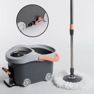 2022 new comfortable spin 360 mop bucket set floor cleaner mop bucket wholesale microfiber