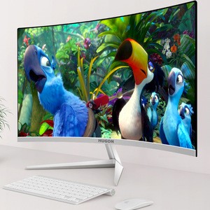22&quot; 24 27 inch Curved screen IPS/LCD ultra-thin surface Monitor 60/75Hz HD Gaming 23.8&quot; VGA-HDMI Computer PC screen