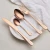 Import 24 Piece Plated Cutlery Set Stainless Steel Flatware Spoon Forks Knives Cutlery With Box from China