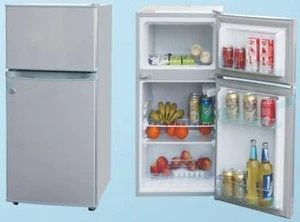 258L 168L bottom freezer 12v 24v fridge with solar system
