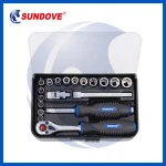 25pcs 1/4 Gearless Ratchet Mini Hand Tool T20 Set