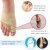 Import 2Pcs=1Pair Toe Separator Hallux Valgus Bunion Corrector Orthotics Feet Bone Thumb Adjuster Correction Pedicure Sock Straightener from China