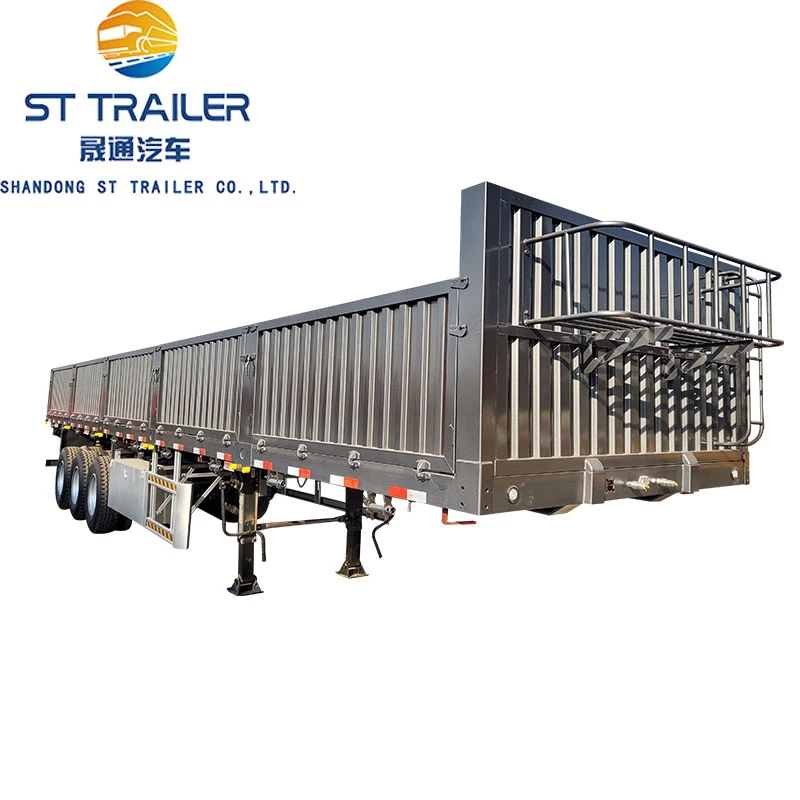 3-axis flatbed semi trailer,Can be equipped with rails and containers,Best-selling products in China