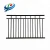 Import 3 rail black aluminum flat top picket fence from China