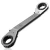 Import 3 Sizes Ratchet Spanner Combination wrench a set of keys gear ring wrench ratchet handle Chrome Vanadium from China