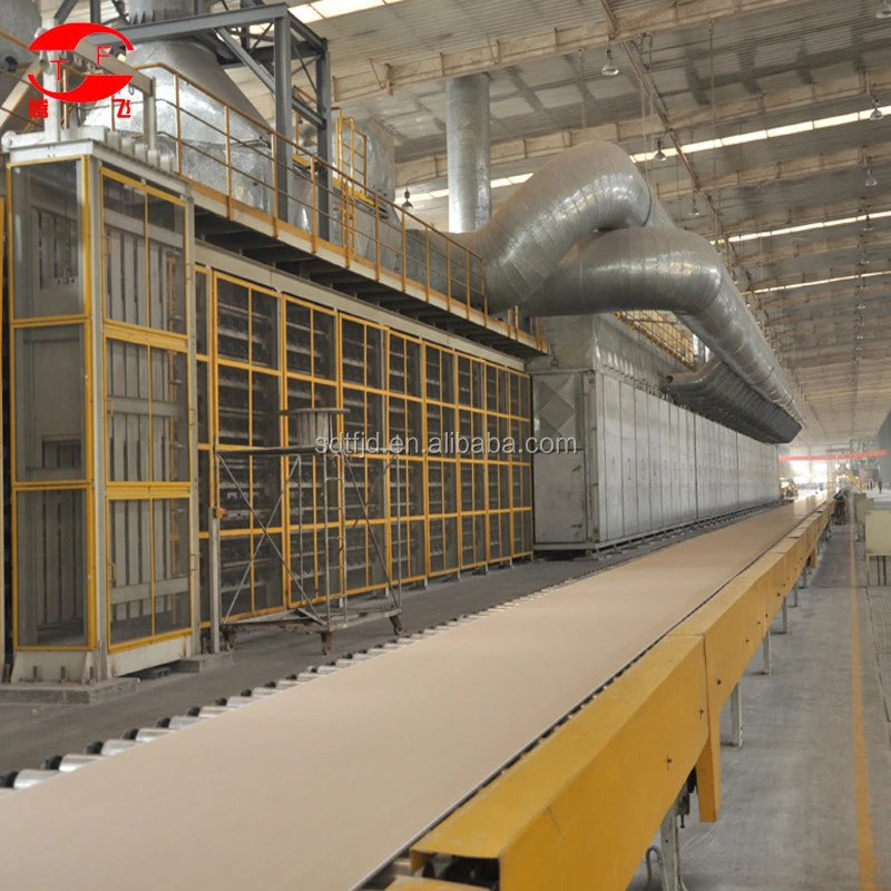 30 million m2/year famous gypsum board/plasterboard production line/plant/equipment