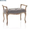 300000 SKU ODM Shayne Luxury High-end Customize Home Furniture High Quality Stool Long Bench Ottoman