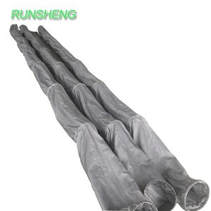 300x10850mm fiberglass filter bag with rings for air reverse dust filter