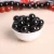 Import 3/4/6/8/10/12mm 33-120pcs Black Red Round Loose Beads Natural Stone Bead For Jewelry Making Earrings Bracelet Necklace DIY from China