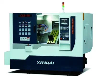 35 Degree Inclined Bed Knife Machine Small CNC Machine Tool