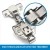 Import 35mm cup iron 3D adjustable hydraulic clip on cabinet funiture hinge from China