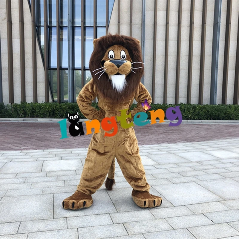 385 Adult Cosplay Customized Lion Mascot Costume For Party