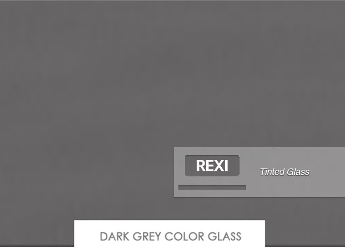 3mm-12mm Dark Euro Gray Tinted Float Reflective Glass, temperable quality