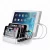 Import 4 Ports 2.4A 2 Ports 1A 50W 10A 6 USB Ports Cell Phone Charging Station With Watch Holder from China