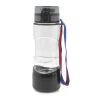 400ml PCTG BPA free sports drinking plastic water bottle with pill box