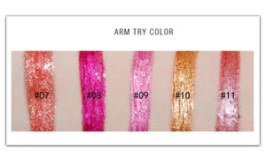 5 Color Plumping Moisturizing Glitter Lip Gloss Private Label Glossy Shiny Lipgloss Vegan