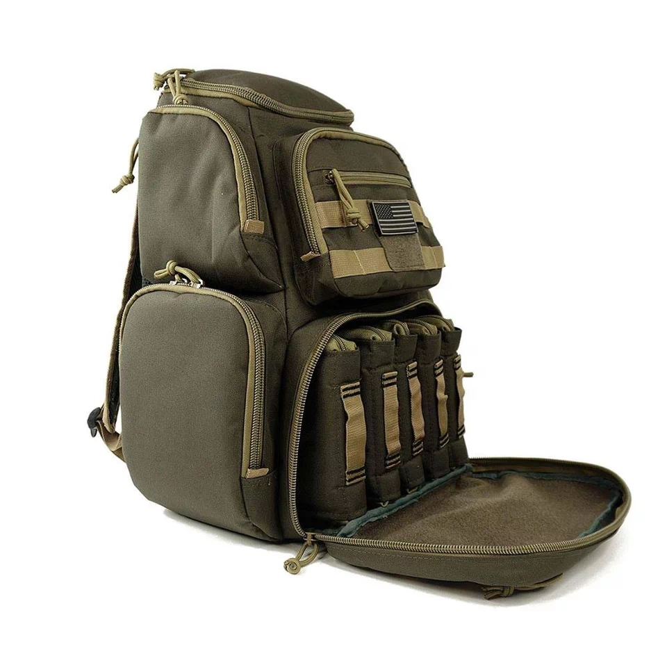 Buy 5-pistol Tactical Backpack Gun Bag Handgun Shooting Range Duffle ...